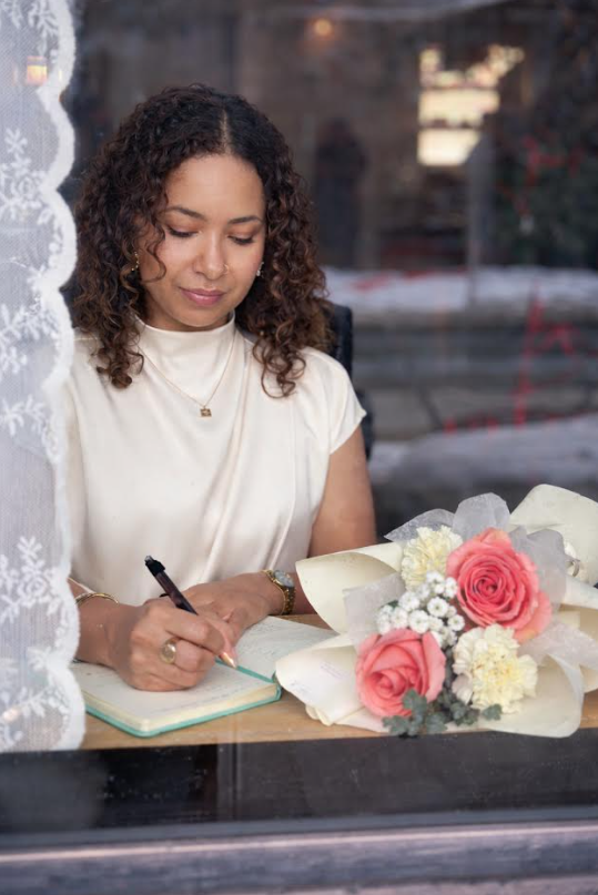 Danielle journaling - Rich Girl Rebuild